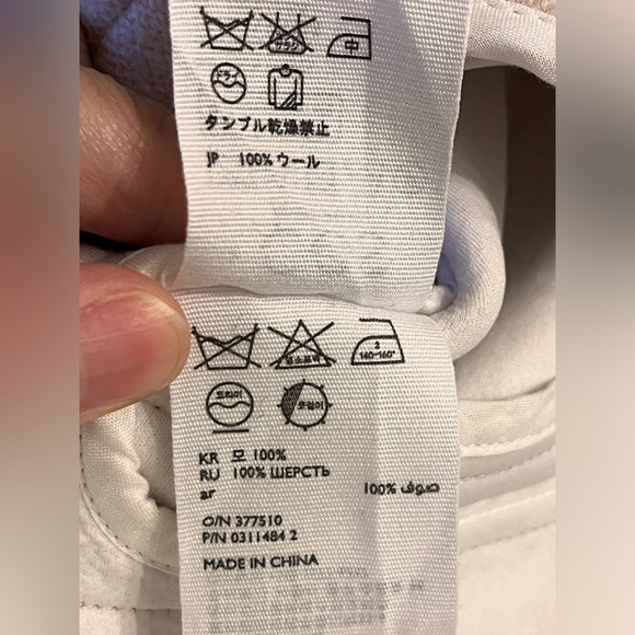 COS boiled wool cocoon jacket - Picture 3 of 8